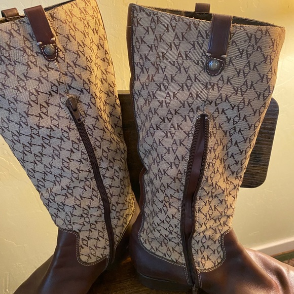 Anne Klein Tall Brown Boots - Picture 3 of 4
